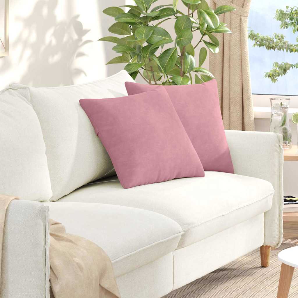 Jastučići za sofu 2 pcs Ružičasta 45 x 45 cm Kordura tekstil