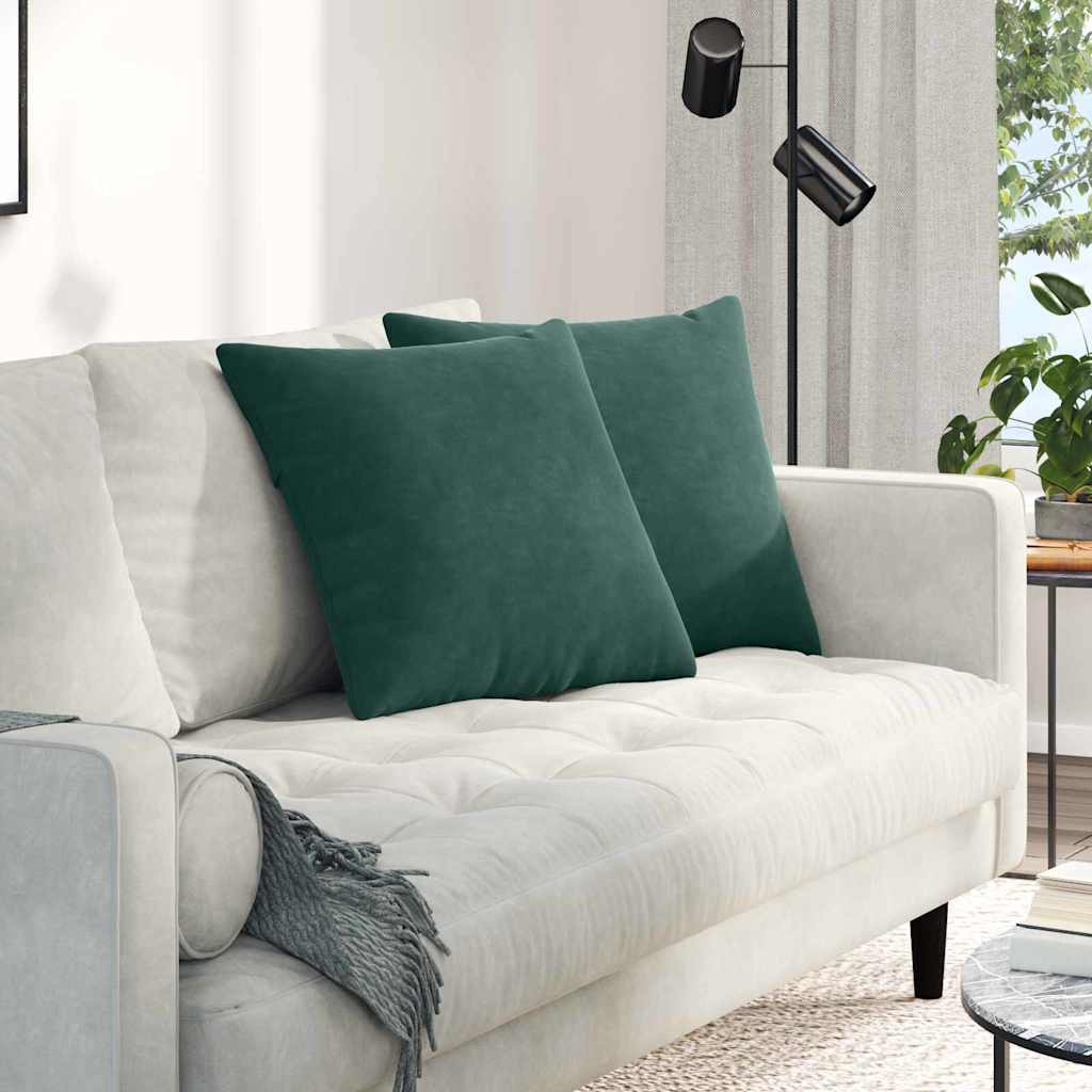 Jastučići za sofu 2 pcs Tamnozelena 50 x 50 cm Kordura tekstil