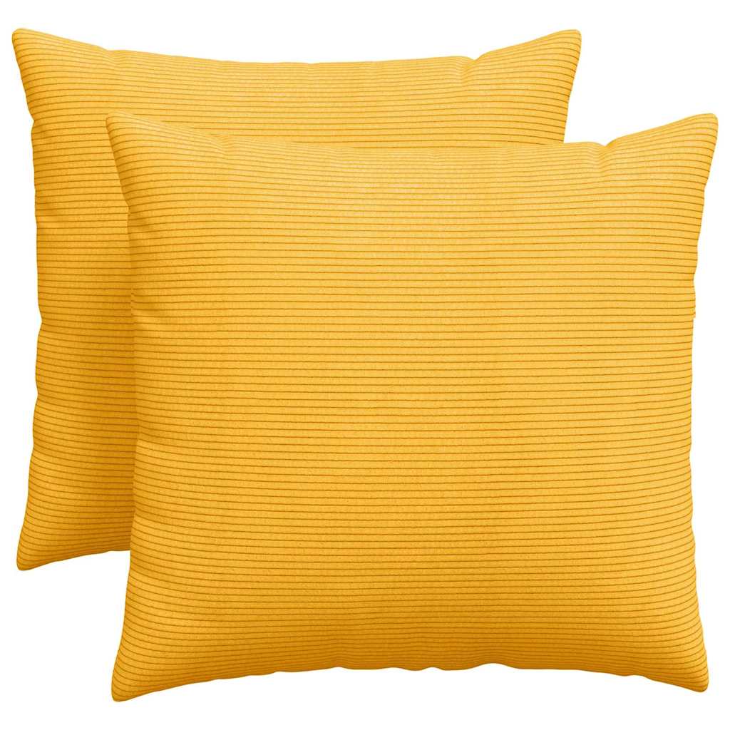 Jastučići za sofu 2 pcs Svijetlo žuta 50 x 50 cm