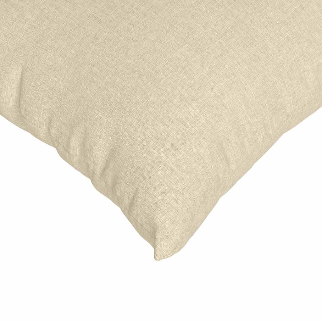 Jastučići za sofu 2 pcs Krema 60 x 60 cm tkanina