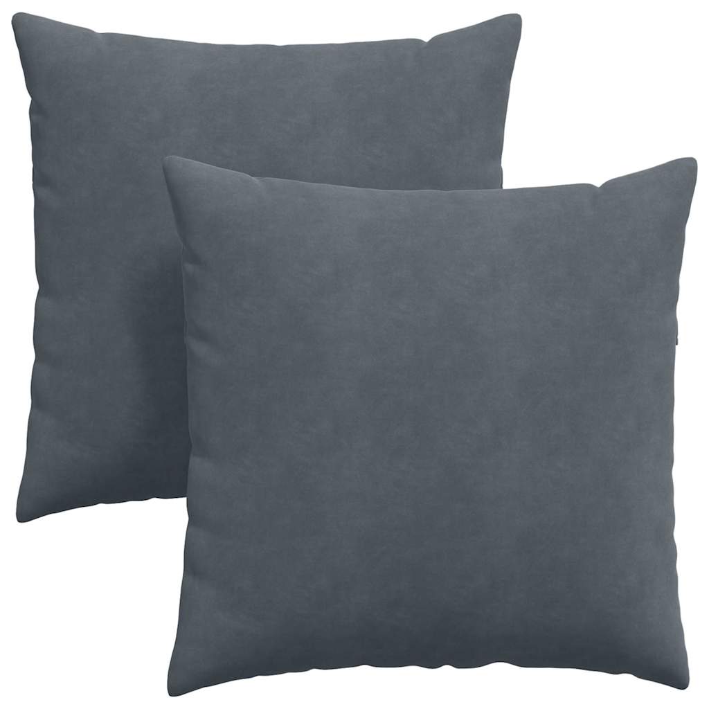 Jastučići za sofu 2 pcs Tamno siva 60 x 60 cm Kordura tekstil