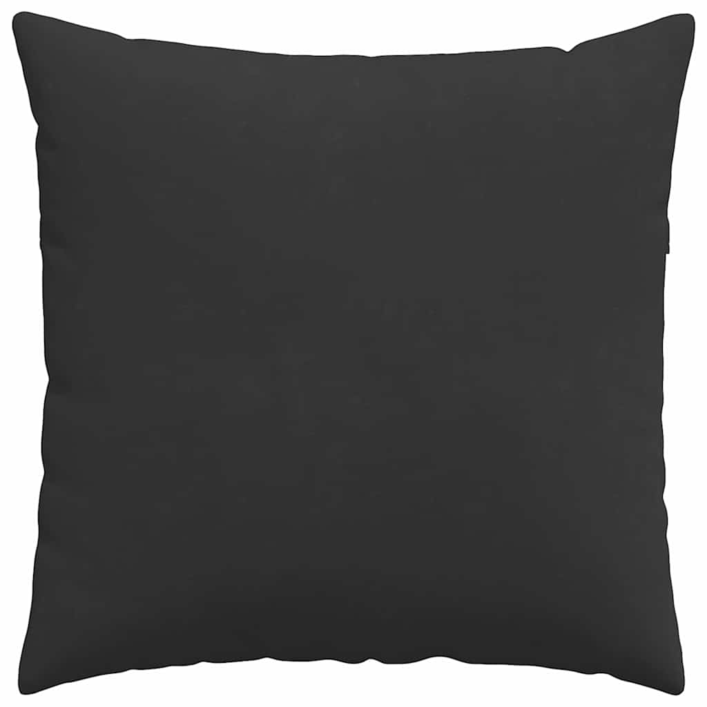 Jastučići za sofu 2 pcs Crna 60 x 60 cm tkanina