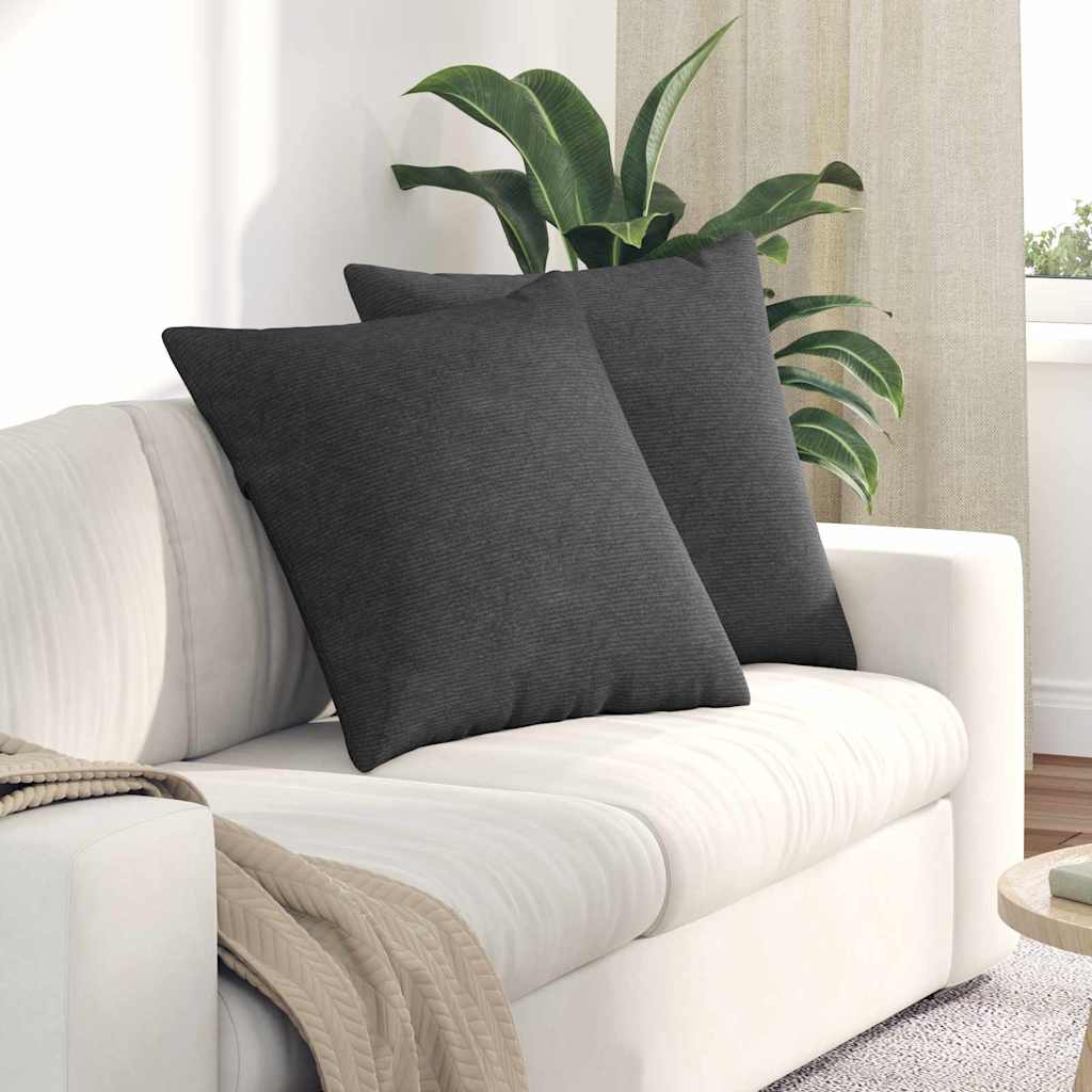 Jastučići za sofu 2 pcs Tamno siva 60 x 60 cm Kordura tekstil