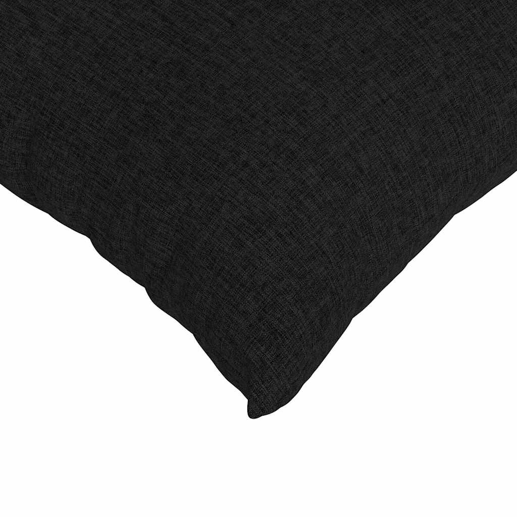 Jastučići za sofu 2 pcs Crna 80 x 80 cm tkanina