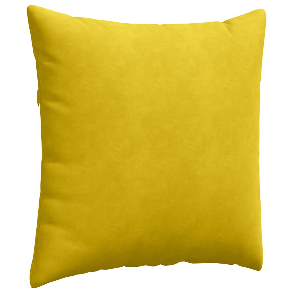 Jastučići za sofu 2 pcs Žuta 80 x 80 cm Kordura tekstil