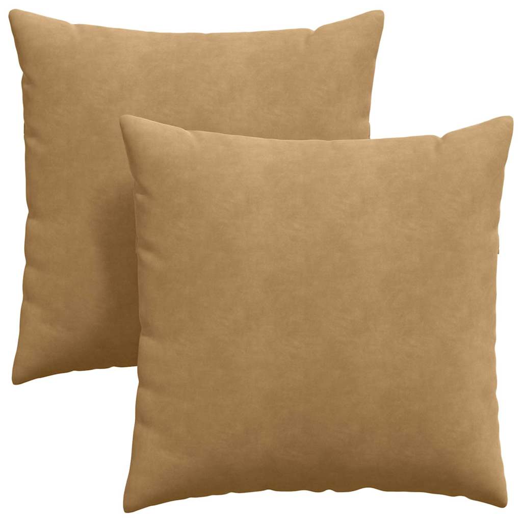 Jastučići za sofu 2 pcs Smeđa 80 x 80 cm Kordura tekstil