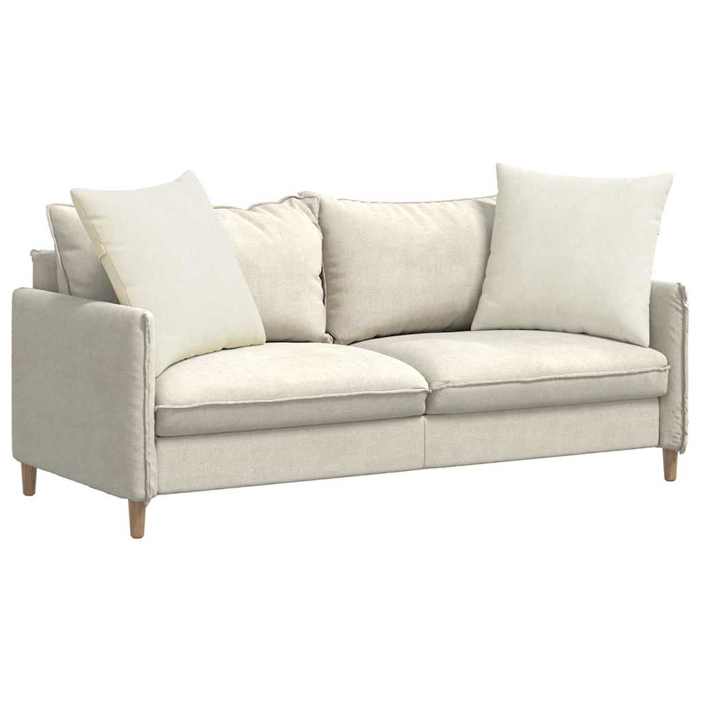 Jastučići za sofu 2 pcs Krema 80 x 80 cm Kordura tekstil