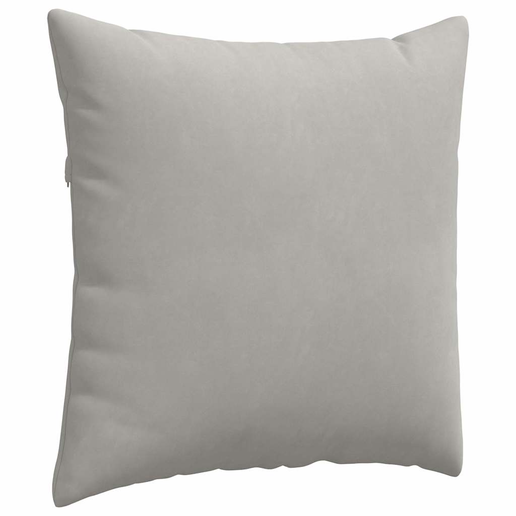 Jastučići za sofu 2 pcs Svijetlo siva 80 x 80 cm tkanina