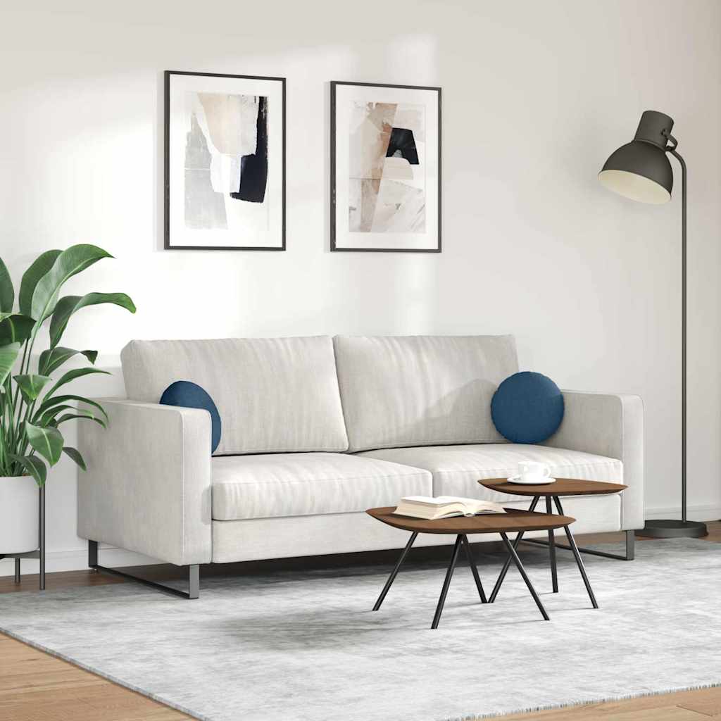 Jastučići za sjedenje 2 pcs Plava Ø30 x 13 cm tkanina