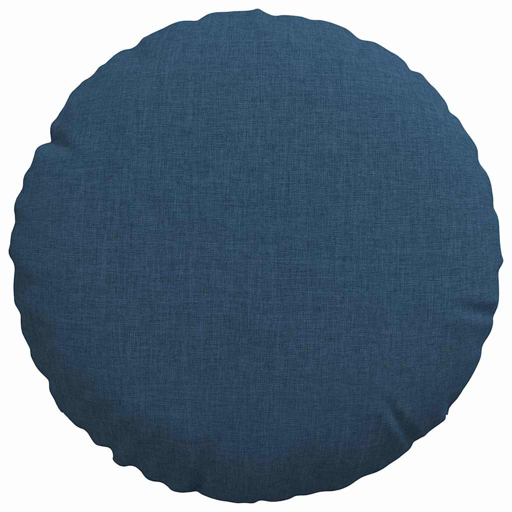 Jastučići za sjedenje 2 pcs Plava Ø30 x 13 cm tkanina