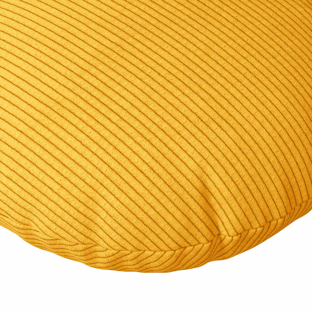 Jastučići za sjedenje 2 pcs Svijetlo žuta Ø30 x 13 cm