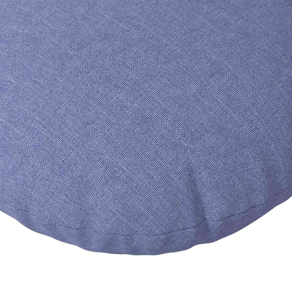 Jastučići za sjedenje 2 pcs Traper plava Ø40 x 13 cm tkanina