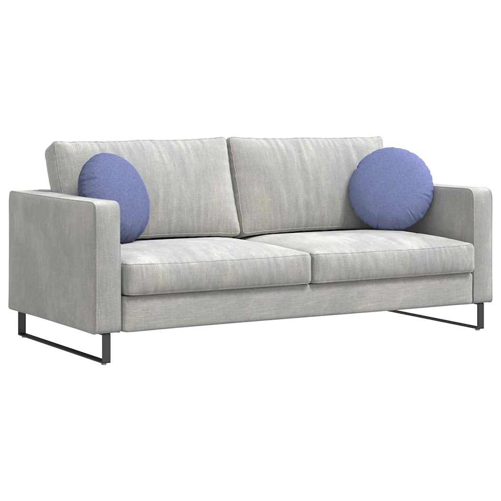 Jastučići za sjedenje 2 pcs Traper plava Ø40 x 13 cm tkanina