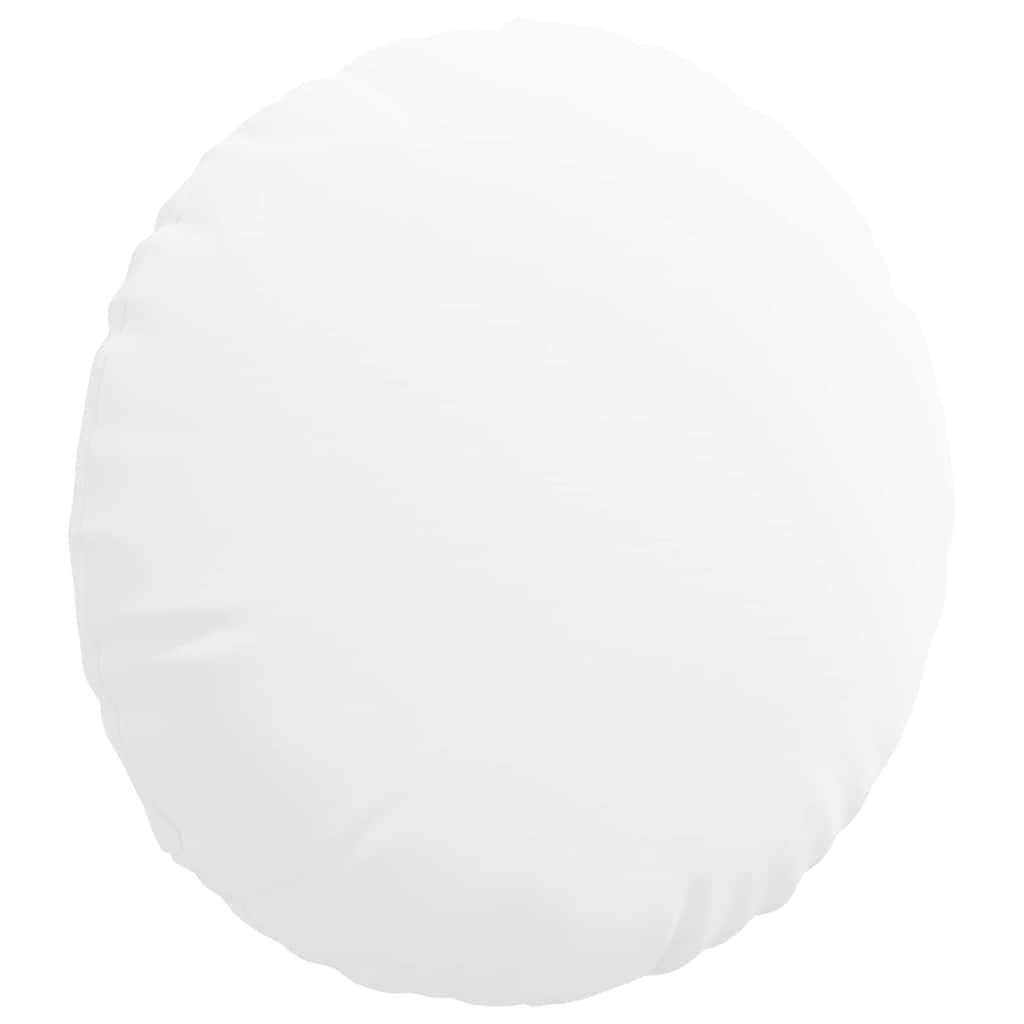 Jastučići za sjedenje 2 pcs Bijelo Ø50 x 19 cm tkanina