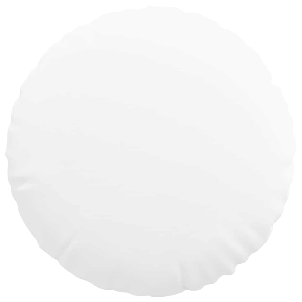 Jastučići za sjedenje 2 pcs Bijelo Ø50 x 19 cm tkanina