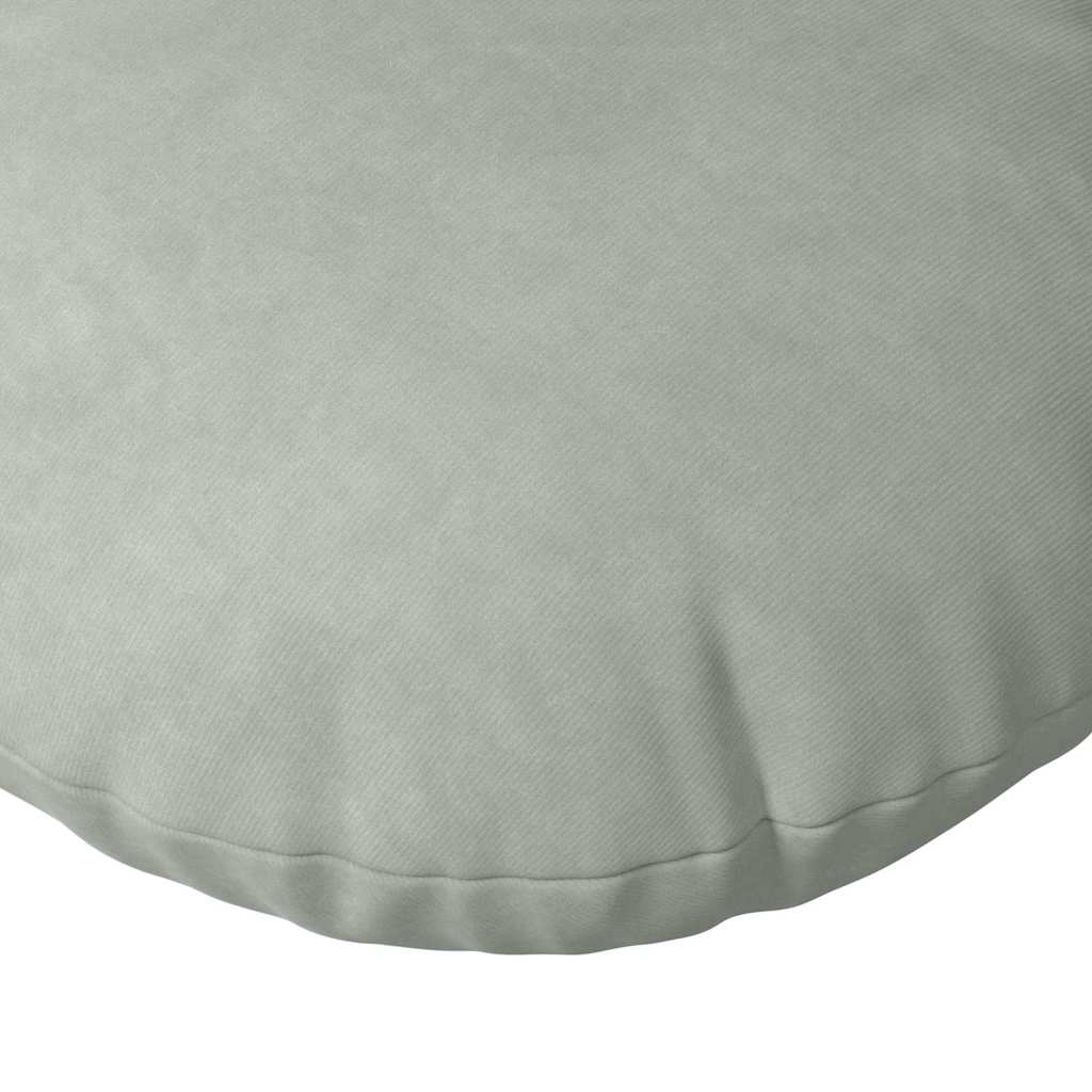 Jastučići za sjedenje 2 pcs Svijetlo siva Ø50 x 19 cm Baršun