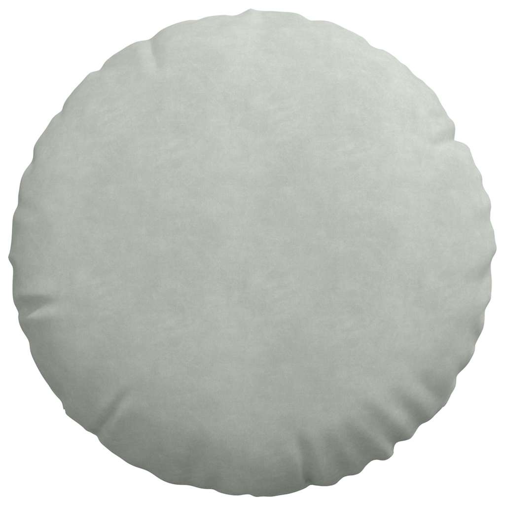 Jastučići za sjedenje 2 pcs Svijetlo siva Ø50 x 19 cm Baršun