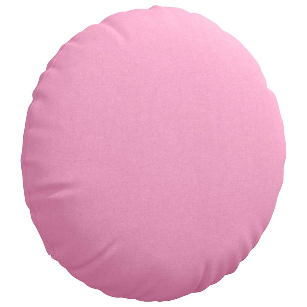 Jastučići za sjedenje 2 pcs Ružičasta Ø60 x 21 cm tkanina
