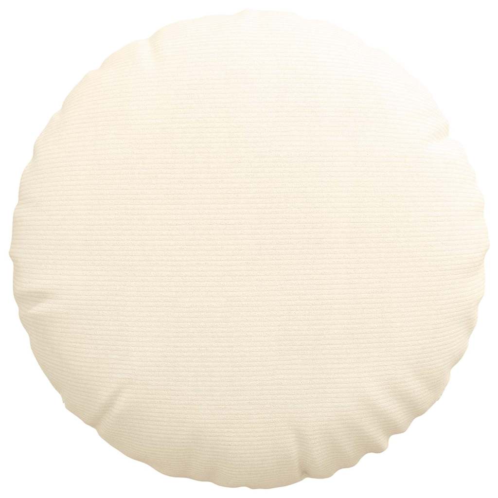 Jastučići za sjedenje 2 pcs Krema Ø60 x 21 cm Kordura tekstil