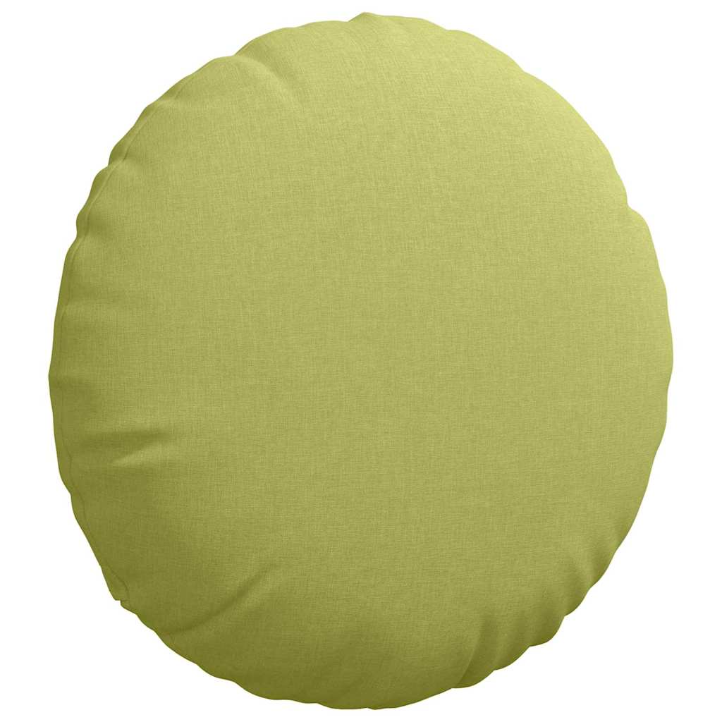 Jastučići za sjedenje 2 pcs Svijetlo zelena Ø80 x 29 cm tkanina