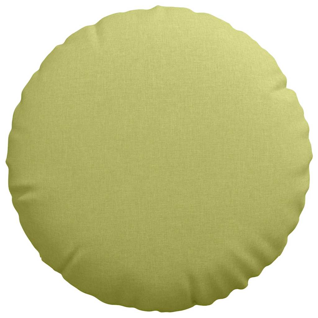 Jastučići za sjedenje 2 pcs Svijetlo zelena Ø80 x 29 cm tkanina