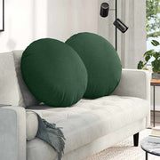 Jastučići za sjedenje 2 pcs Tamnozelena Ø 80 cm Kordura tekstil