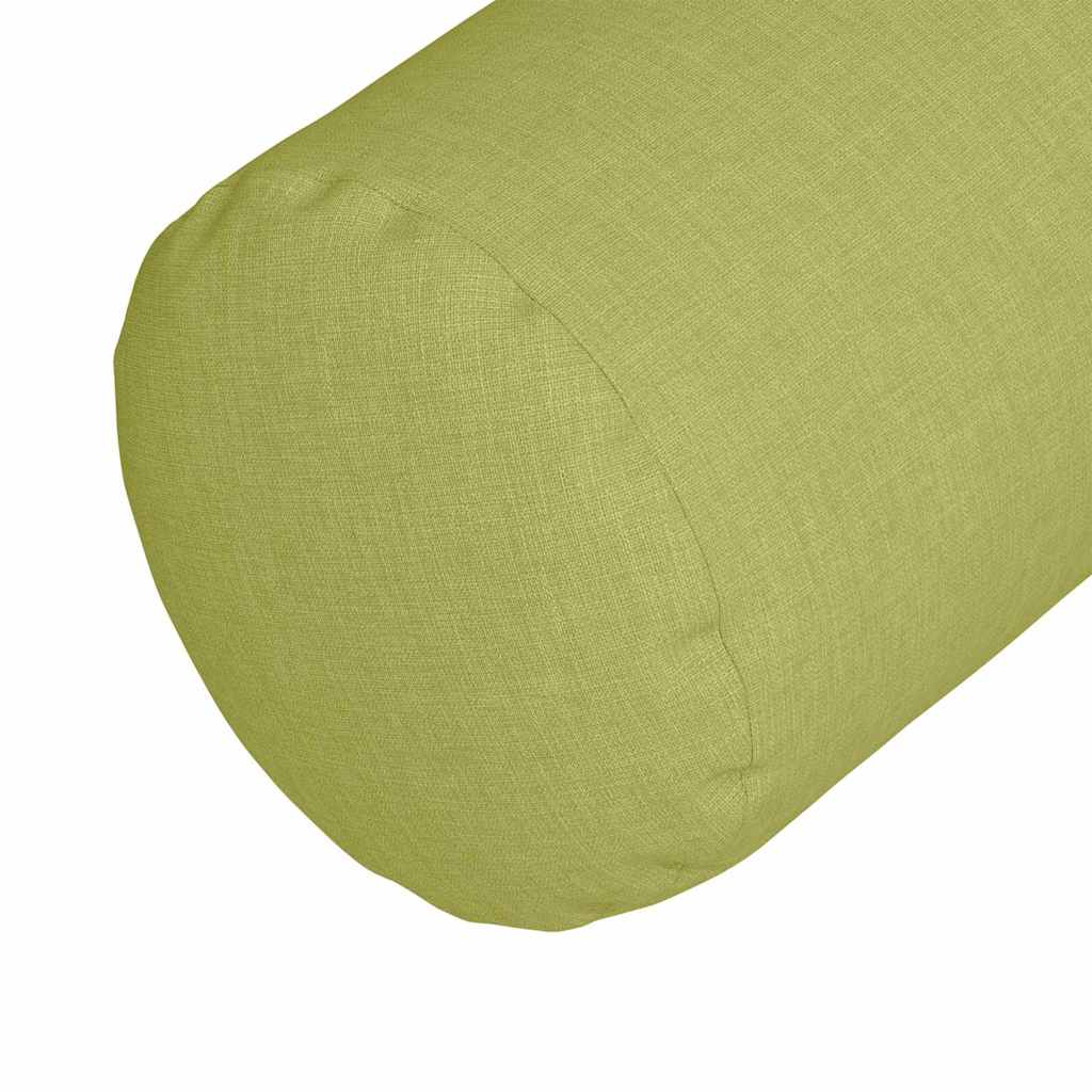 Valjkasti jastučići 2 pcs Svijetlo zelena Ø 15 x 40 cm tkanina