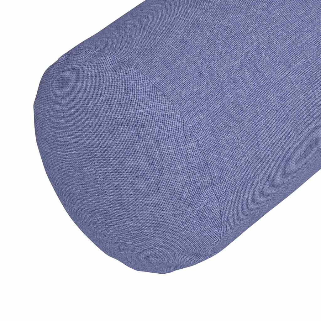 Valjkasti jastučići 2 pcs Traper plava Ø 15 x 40 cm tkanina