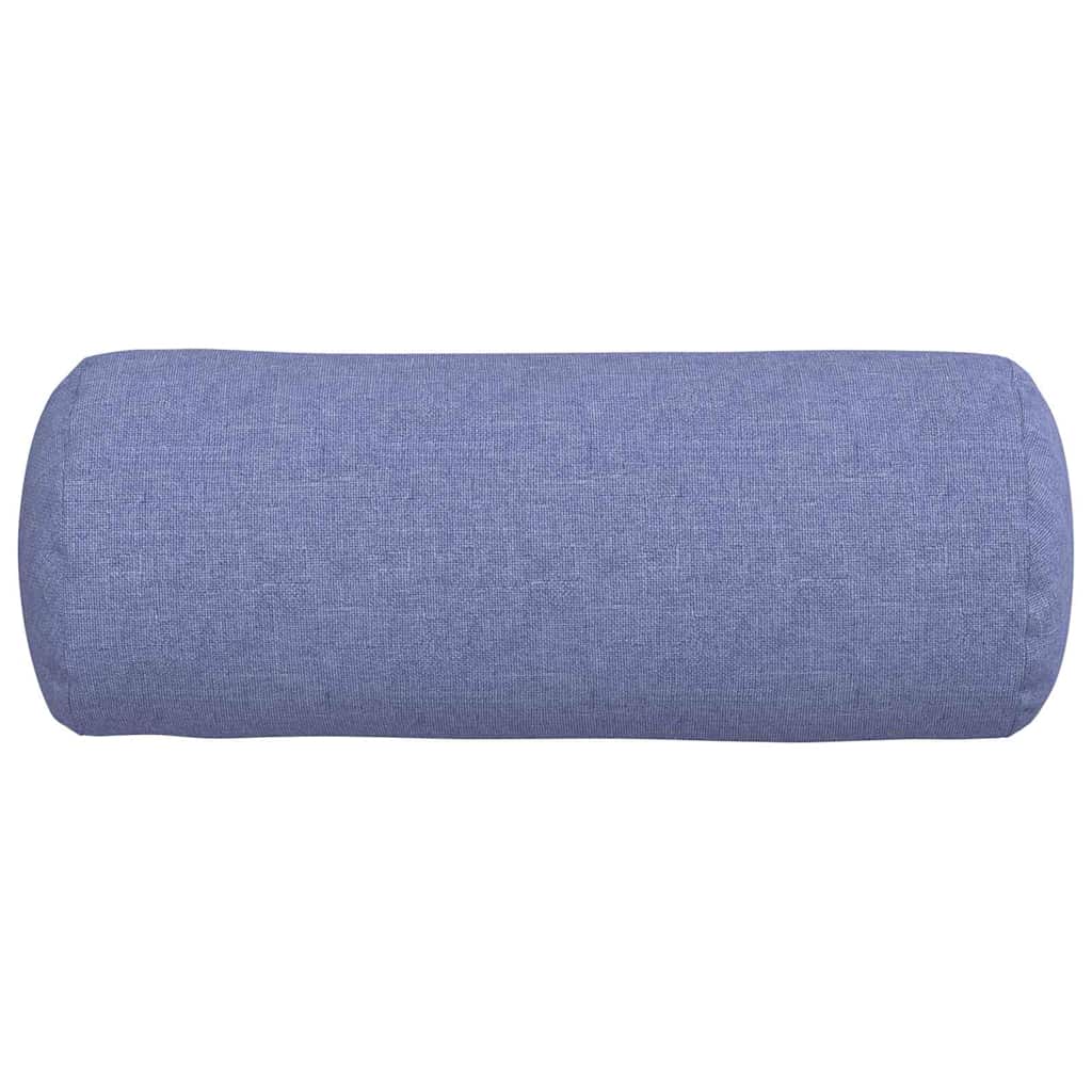 Valjkasti jastučići 2 pcs Traper plava Ø 15 x 40 cm tkanina