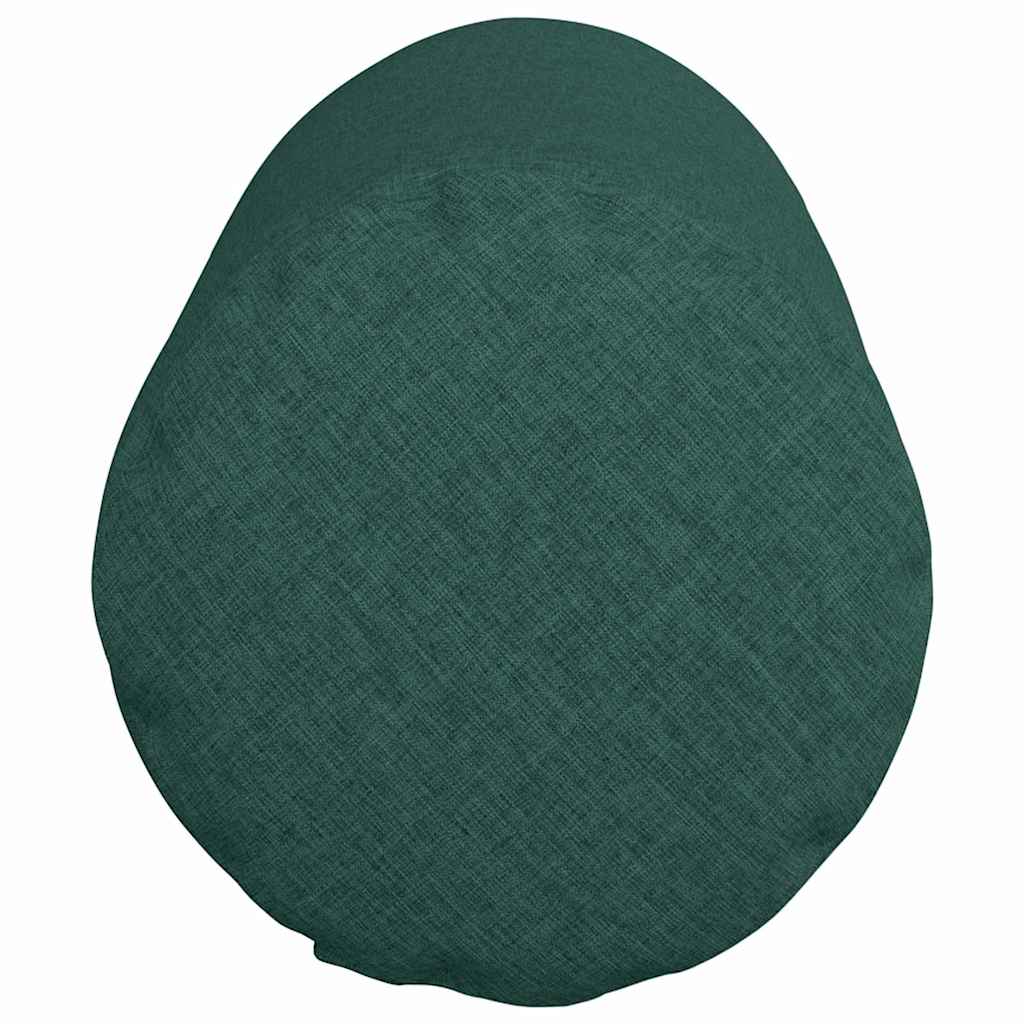 Valjkasti jastučići 2 pcs Tamnozelena Ø 25 x 70 cm tkanina