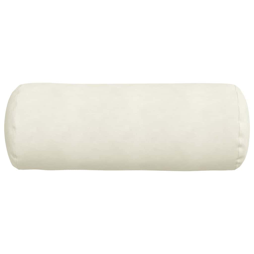 Valjkasti jastučići 2 pcs Krema Ø 25 x 70 cm Kordura tekstil