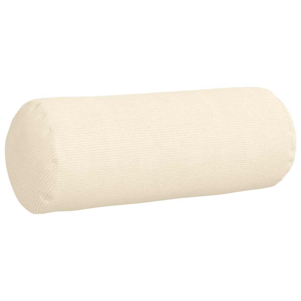 Valjkasti jastučići 2 pcs Krema Ø 25 x 70 cm Kordura tekstil