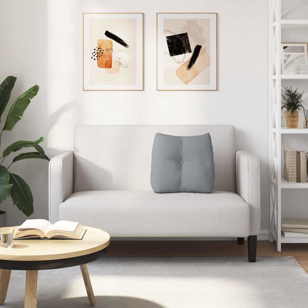 Jastuk za leđa Svijetlo siva 45 x 24 x 50 cm tkanina