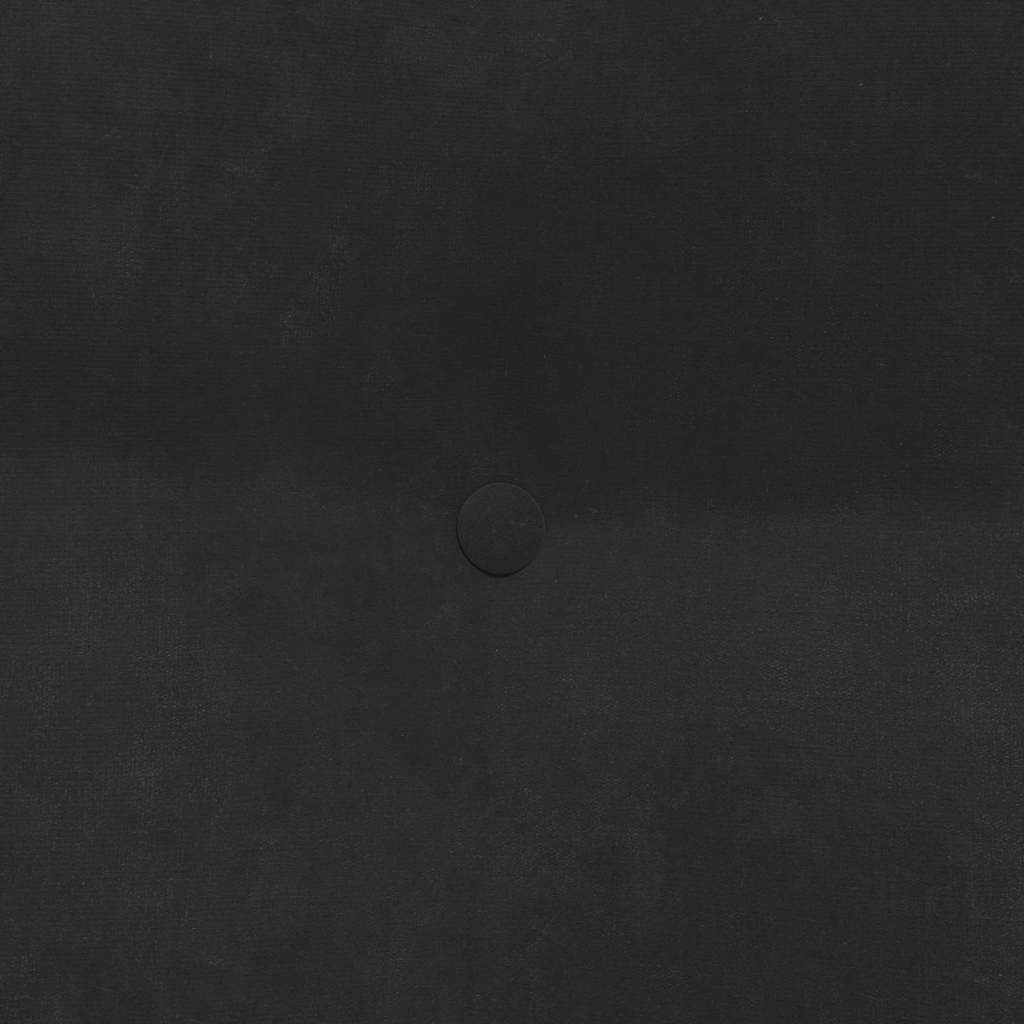 Jastuk za leđa Crna 60 x 24 x 50 cm Baršun