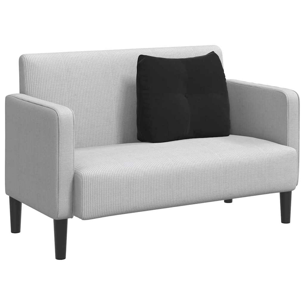 Jastuk za leđa Crna 60 x 24 x 50 cm Baršun