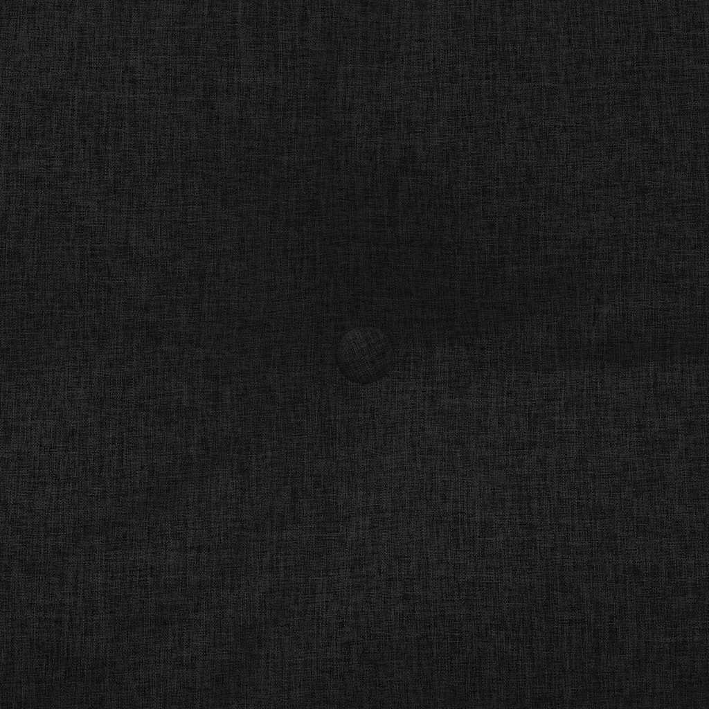 Jastuk za leđa Crna 120 x 24 x 50 cm tkanina