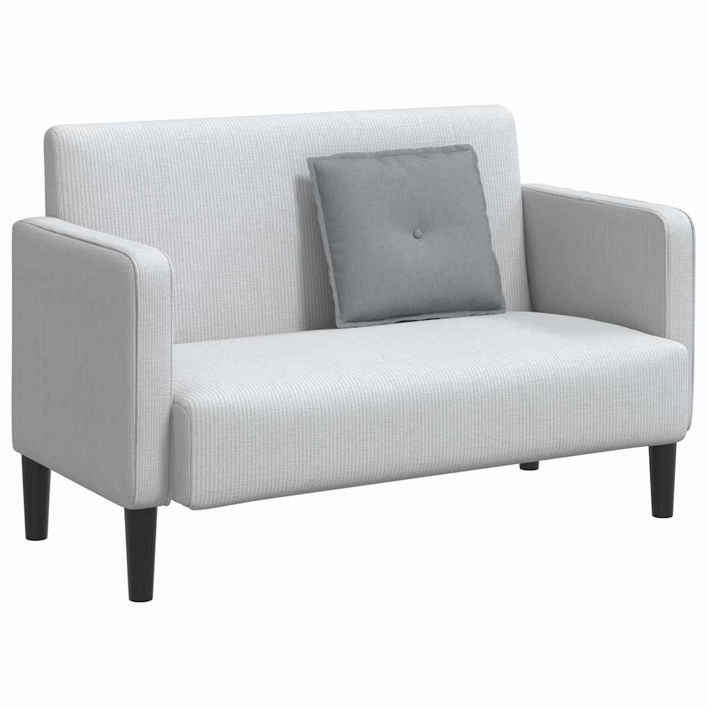 Jastuk za leđa Svijetlo siva 50 x 19 x 45 cm tkanina