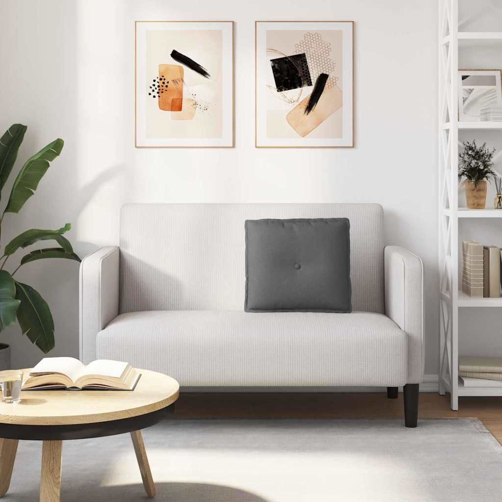 Jastuk za leđa Tamno siva 50 x 19 x 45 cm tkanina