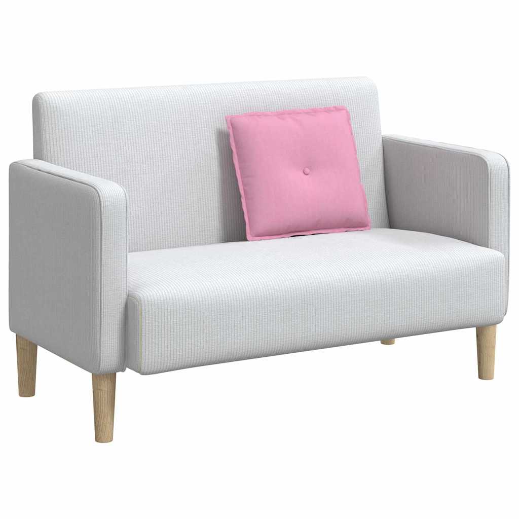 Jastuk za leđa Ružičasta 50 x 19 x 45 cm tkanina
