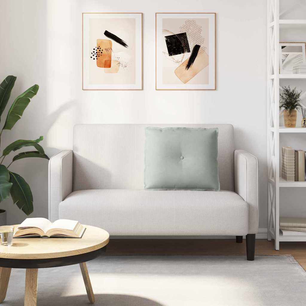 Jastuk za leđa Svijetlo siva 60 x 50 cm Kordura tekstil