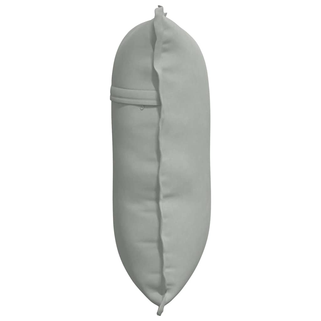 Jastuk za leđa Svijetlo siva 60 x 50 cm Kordura tekstil