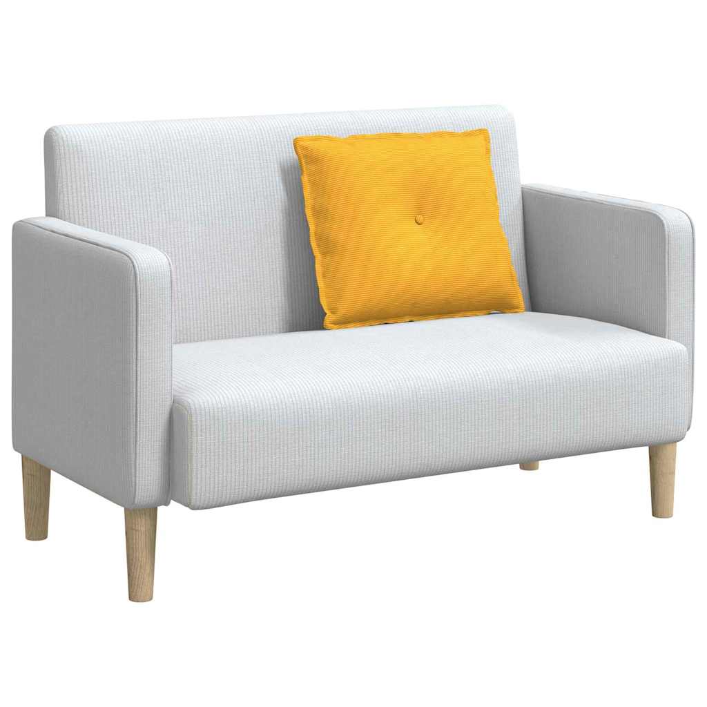 Jastuk za leđa Svijetlo žuta 60 x 50 cm Kordura tekstil