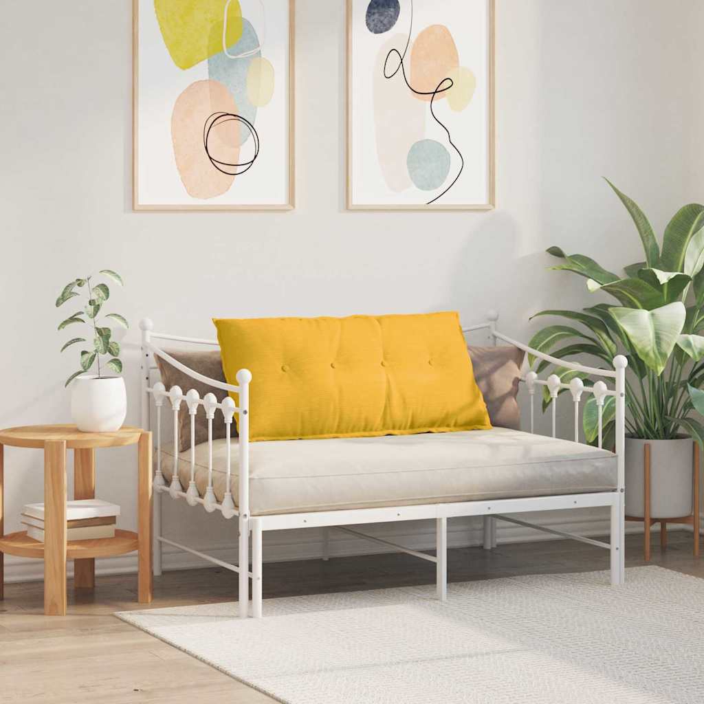 Jastuk za leđa Svijetlo žuta 100 x 50 cm Kordura tekstil