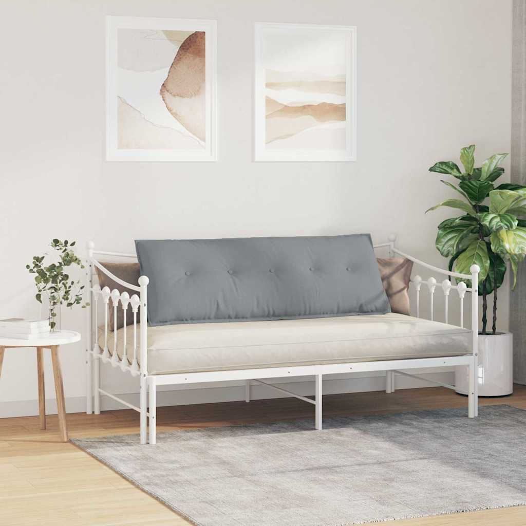 Jastuk za leđa Svijetlo siva 140 x 19 x 50 cm tkanina