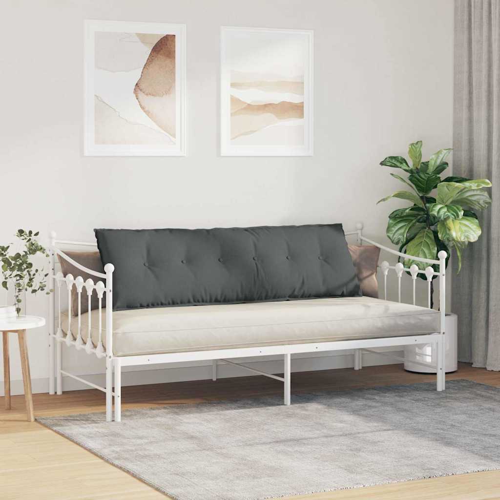 Jastuk za leđa Tamno siva 160 x 19 x 50 cm tkanina