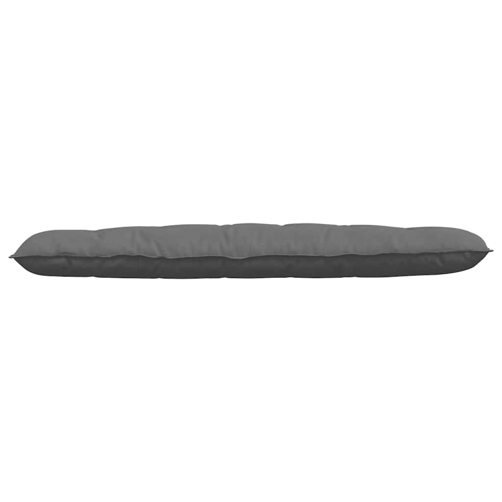Jastuk za leđa Tamno siva 180 x 50 cm Mikrofiber tkanina
