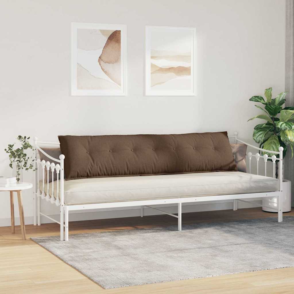 Jastuk za leđa Smeđa 200 x 19 x 50 cm tkanina