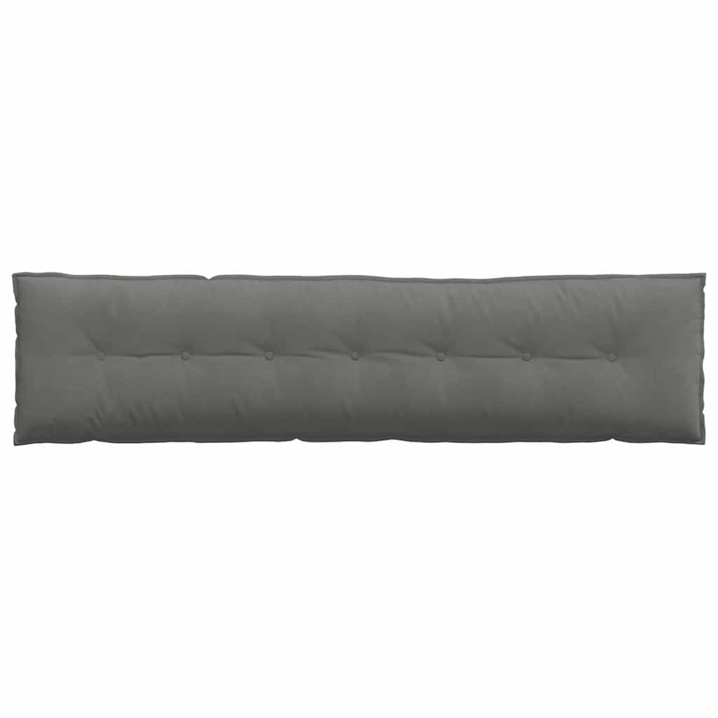 Jastuk za leđa Tamno siva 200 x 50 cm Mikrofiber tkanina