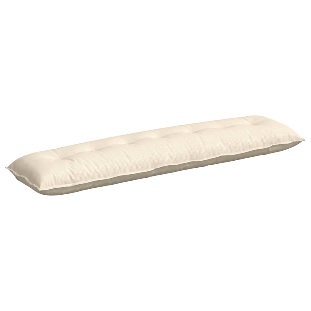 Jastuk za leđa Krema 200 x 50 cm Kordura tekstil