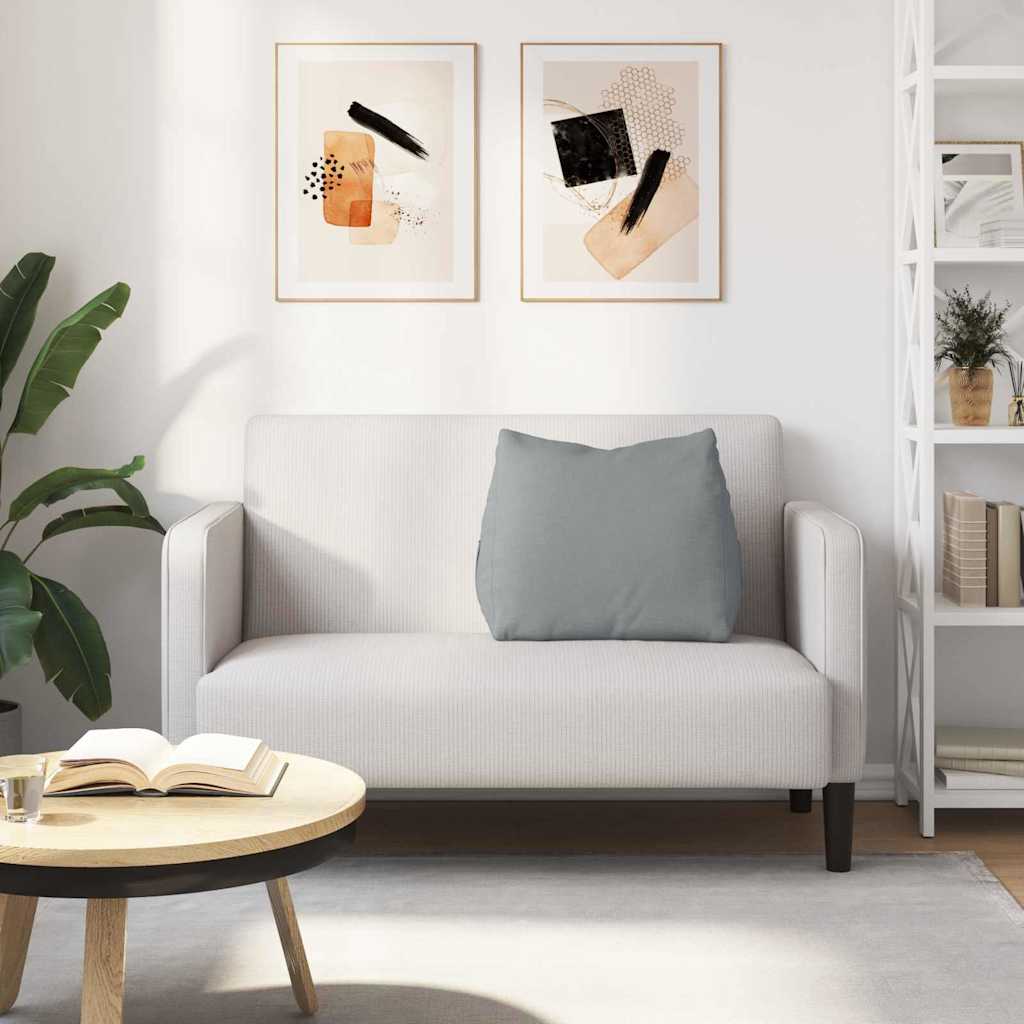 Jastuk za leđa Svijetlo siva 60 x 20 x 50 cm tkanina
